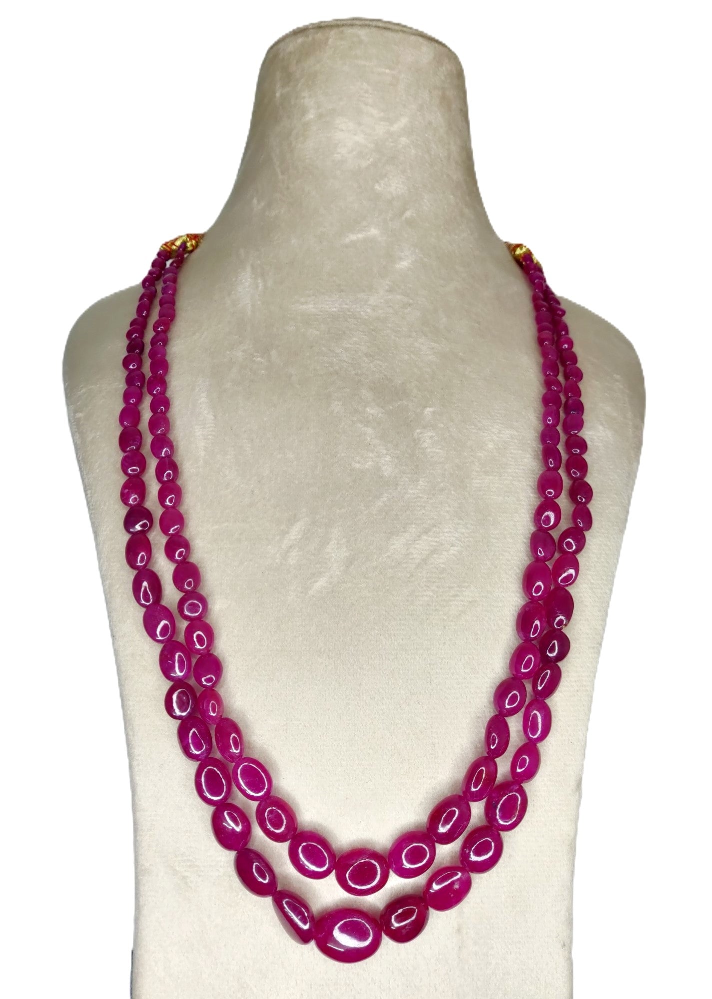 Natural Ruby Bangkok Oval Beads 410.25 Carat