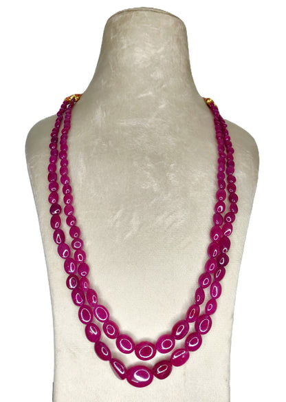 Natural Ruby Bangkok Oval Beads 410.25 Carat
