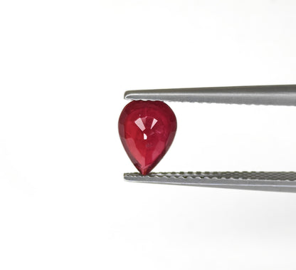 Natural Ruby Mozambique Pear 1.28 carat