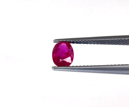 Natural Ruby Mozambique Oval 7x5 MM
