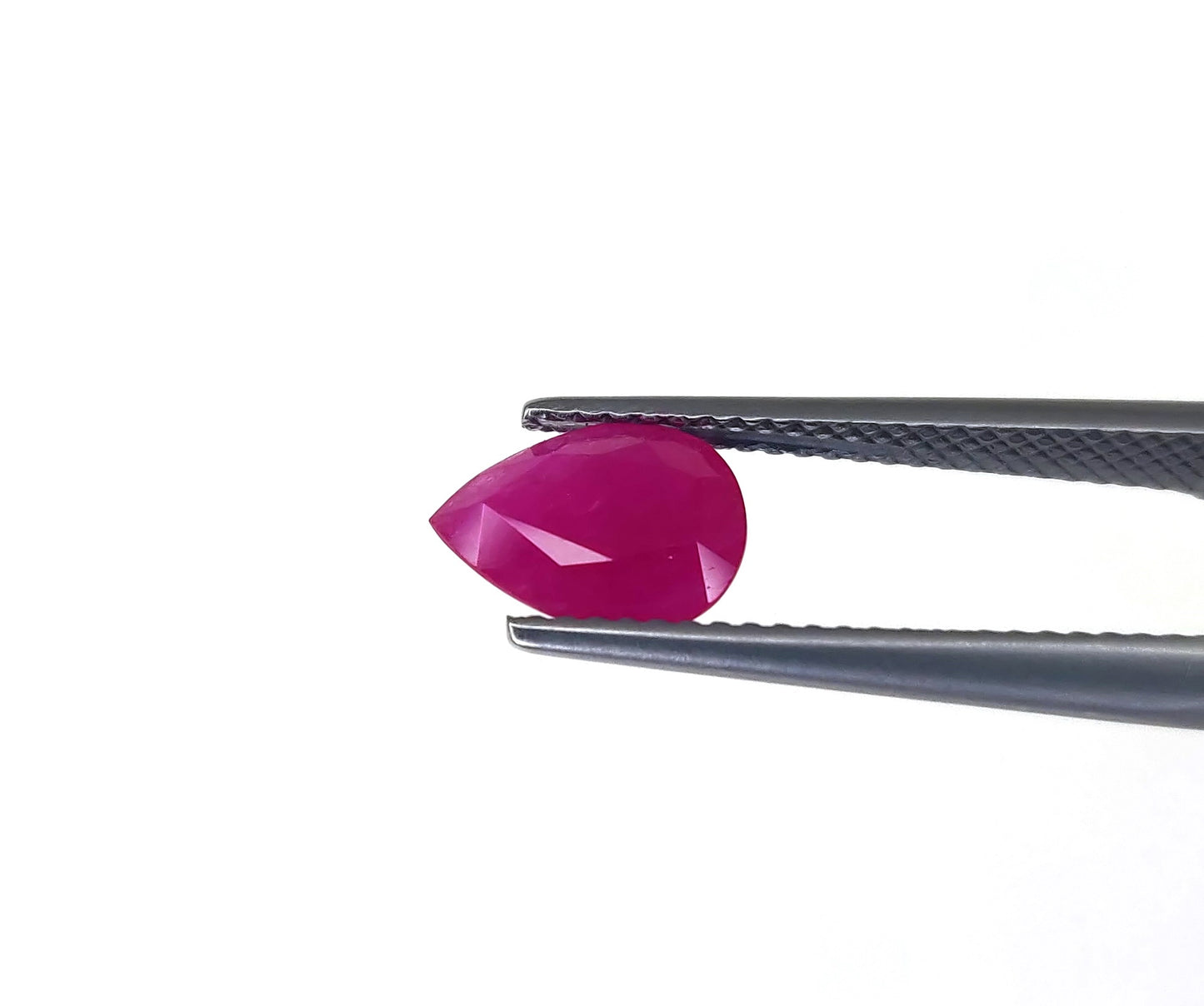 Natural Ruby Mozambique Pear 9x7 MM