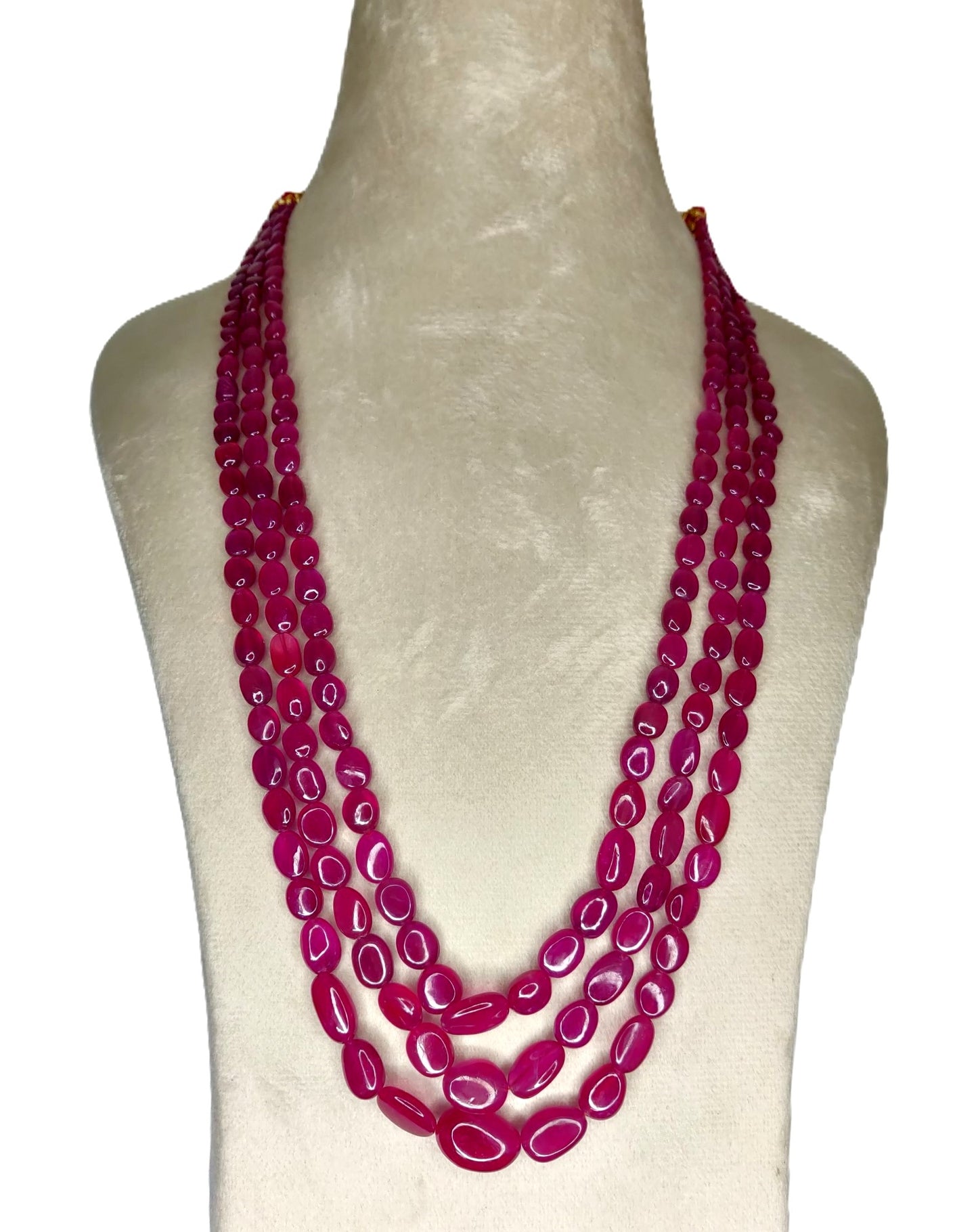 Natural Ruby Bangkok Oval Beads 427.10 Carat