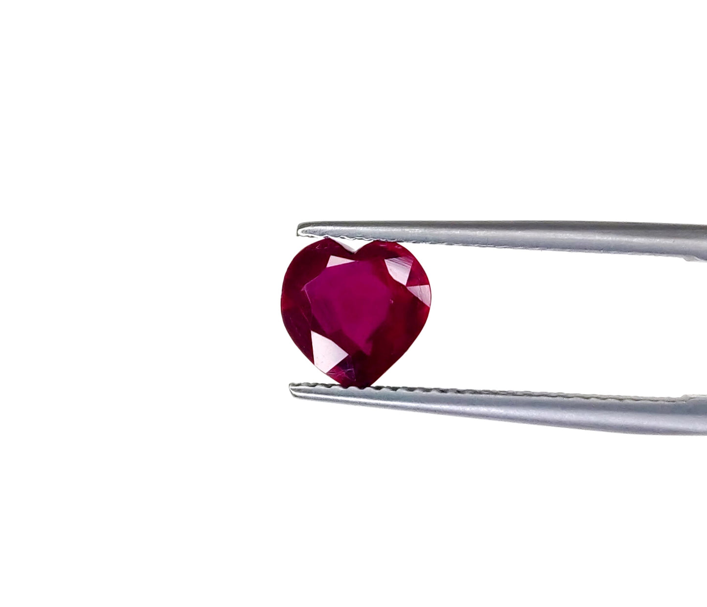 Natural Ruby Bangkok Heart 8 MM