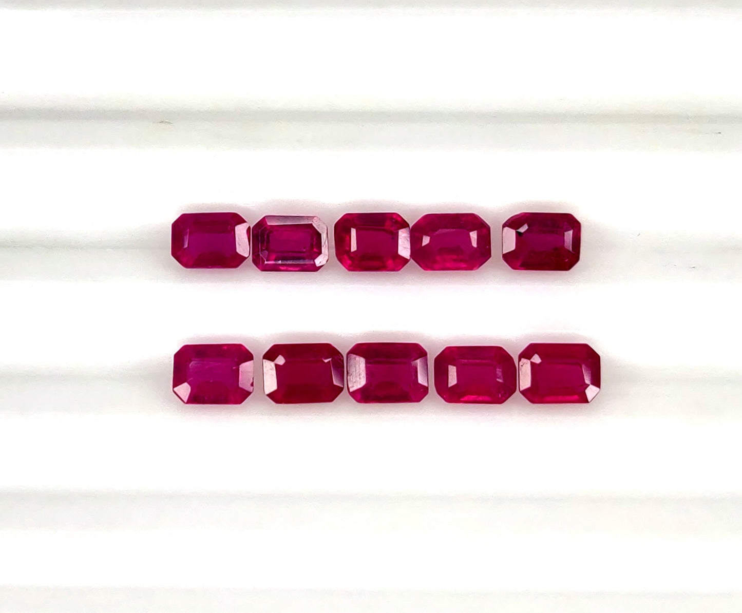Natural Ruby Bangkok Octagon 4x3 MM