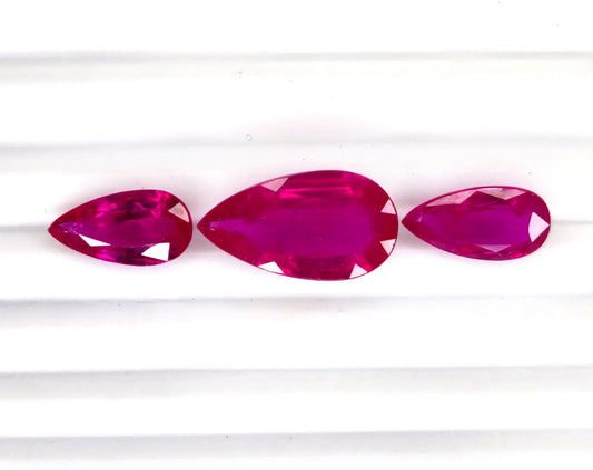 Natural Ruby Mozambique Pear 17.09 carat
