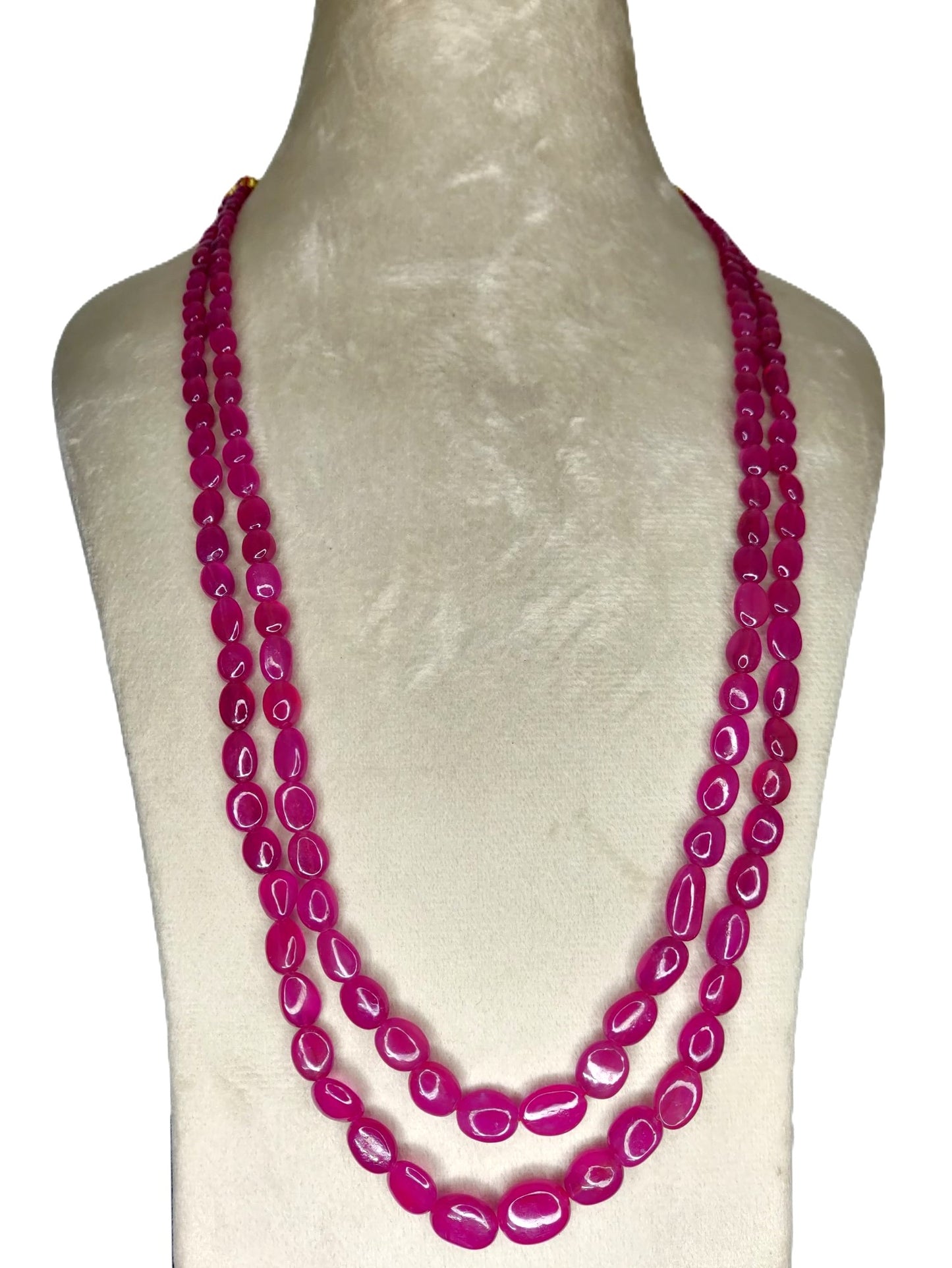 Natural Ruby Bangkok Oval Beads 330.20 Carat