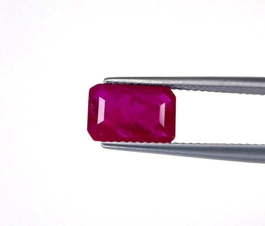 Natural Ruby Mozambique Octagon 3.06 carat
