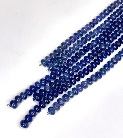 Natural Blue Sapphire Bangkok Round Beads 488.63 Carat