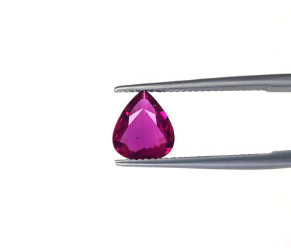 Natural Ruby Mozambique Pear 2.00 carat
