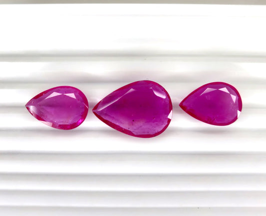 Natural Ruby Mozambique Pear 31.91 carat