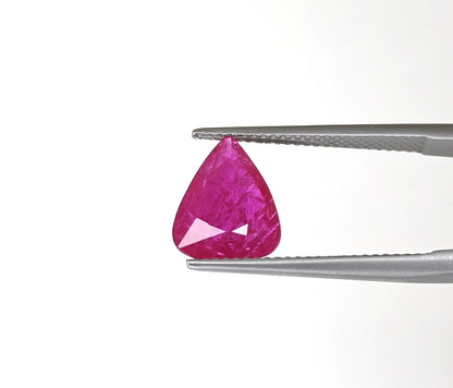 Natural Ruby Mozambique Pear 3.40 carat