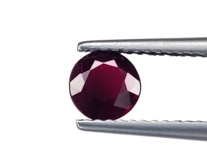 Natural Ruby Burma Round 0.85 carat