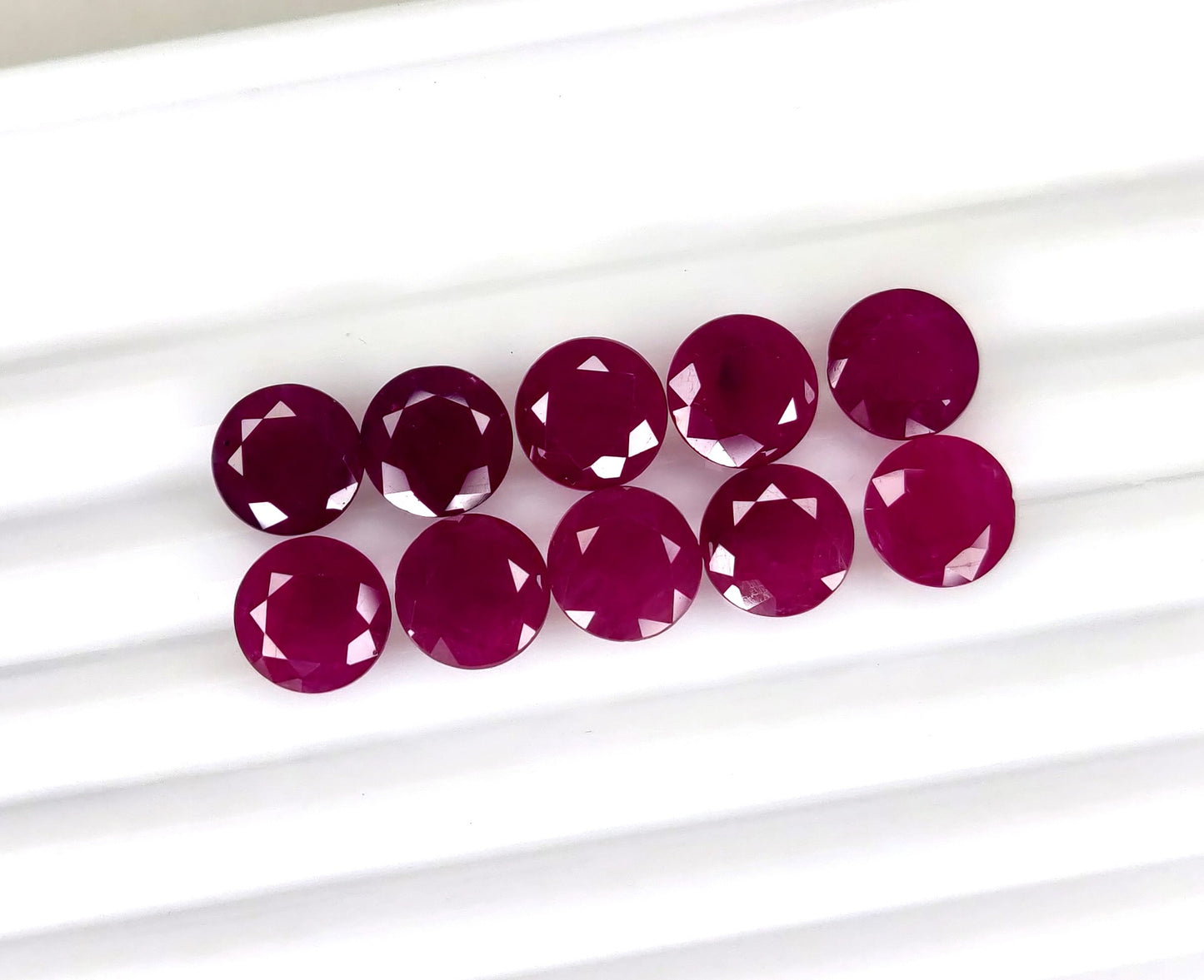 Natural Ruby Madagascar Round 8 MM