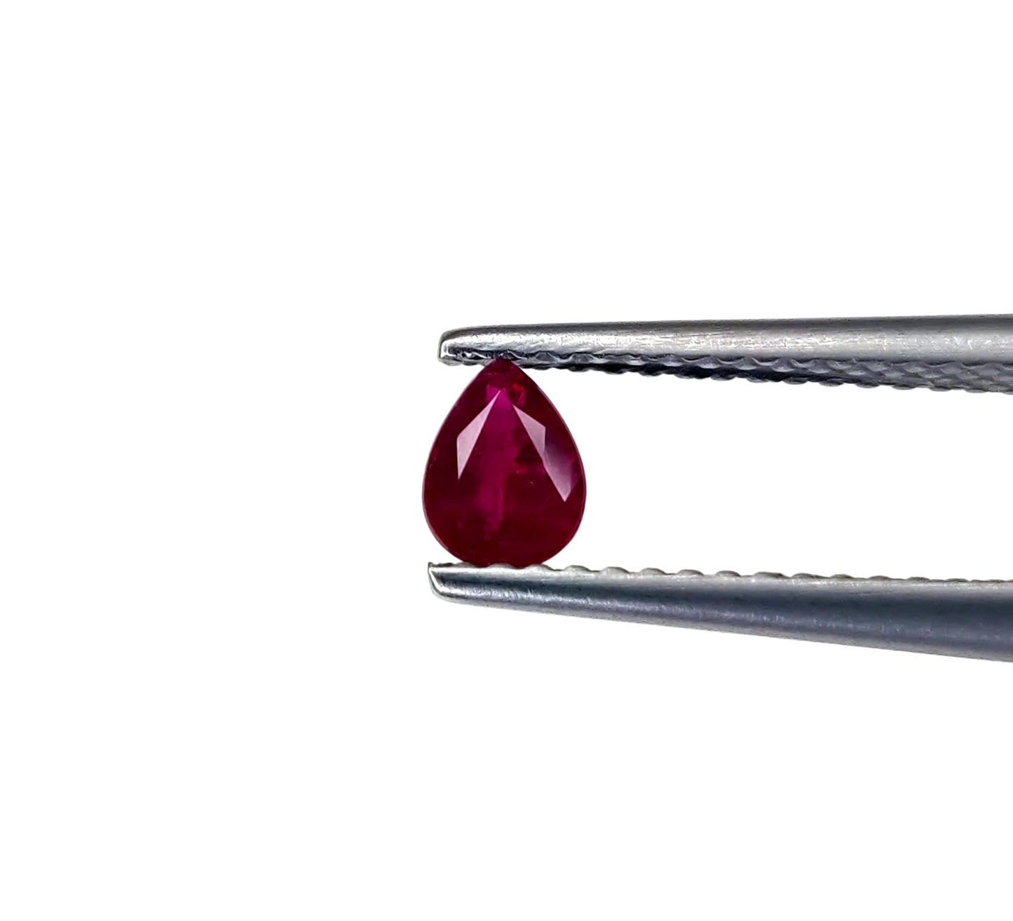 Natural Ruby Mozambique Pear 5x4 MM