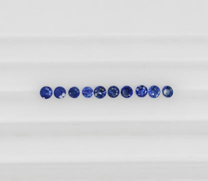 Natural Blue Sapphire Madagascar Round 1.6 MM