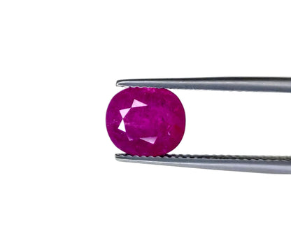 Natural Ruby Burma Oval 4.39 carat