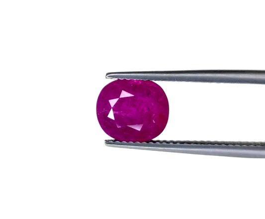 Natural Ruby Burma Oval 4.39 carat
