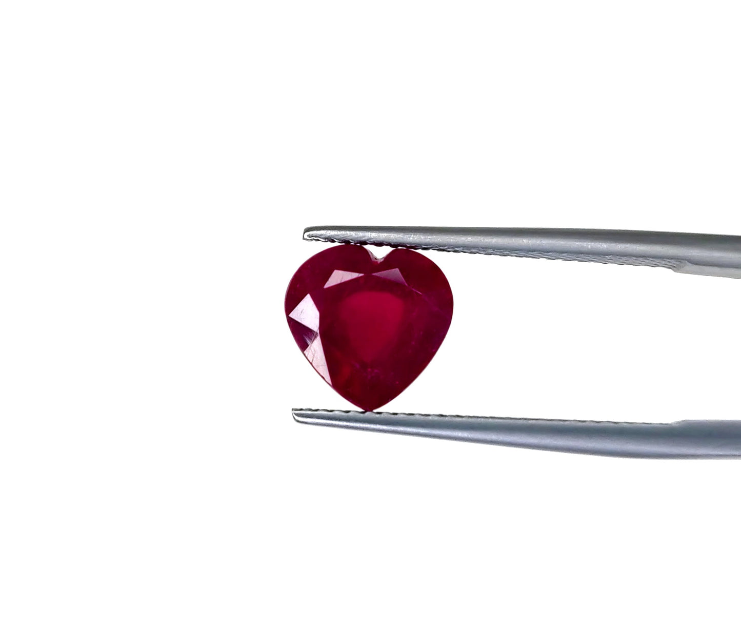 Natural Ruby Bangkok Heart 9 MM