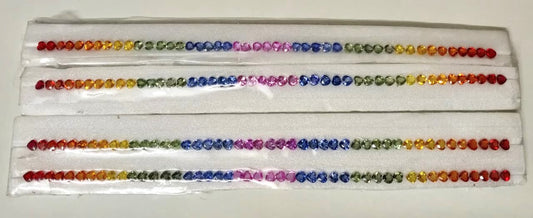 Natural Multi Sapphire Bangkok Heart 4 MM