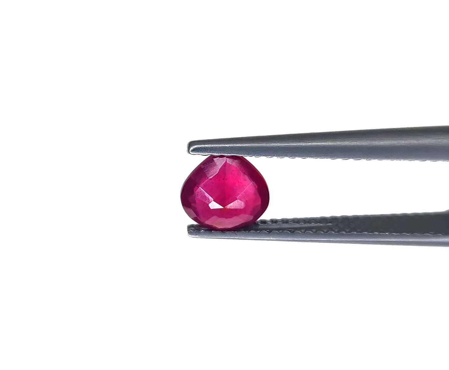 Natural Ruby Bangkok Heart 7 MM