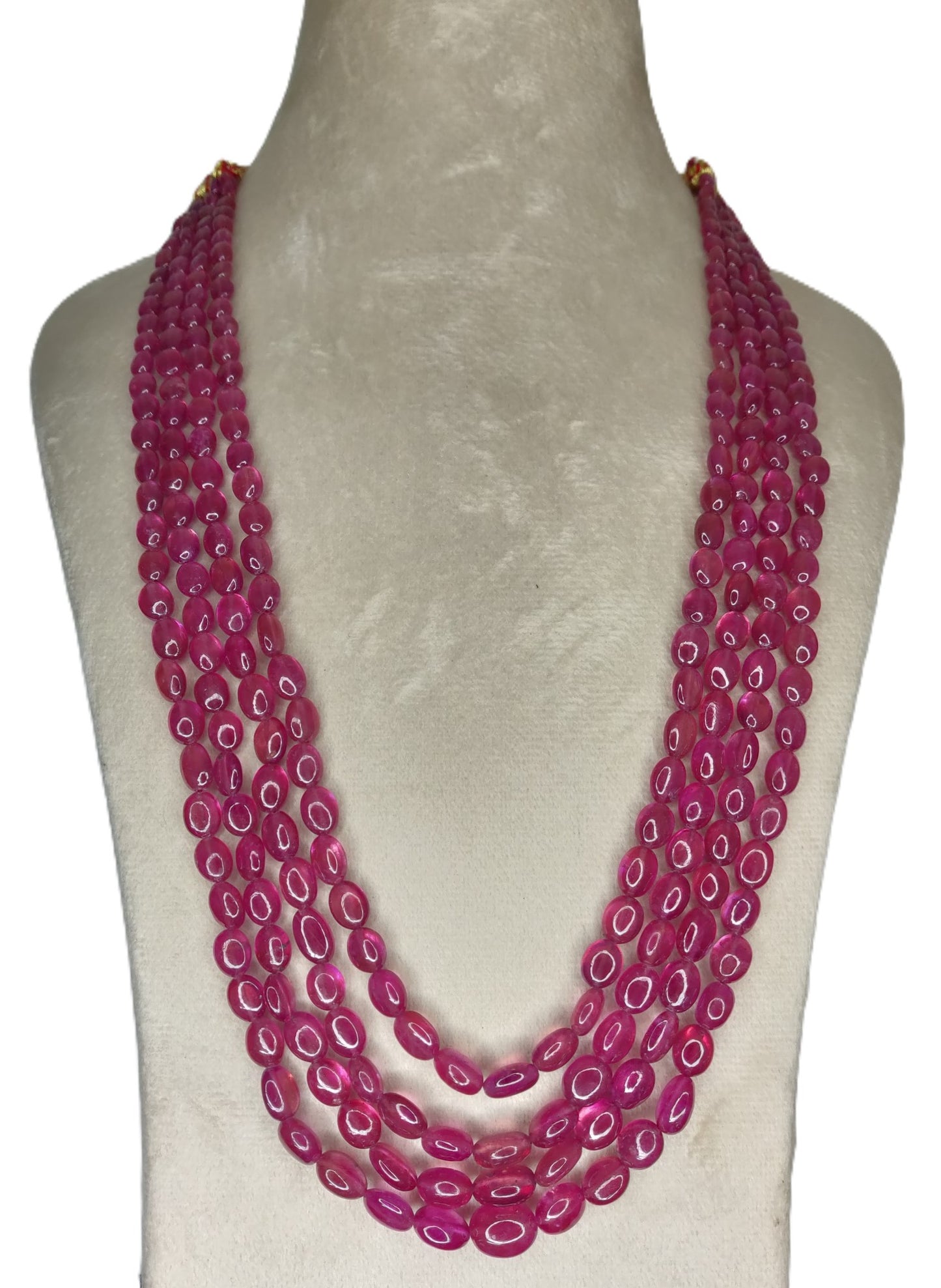 Natural Ruby Bangkok Oval Beads 553.63 Carat