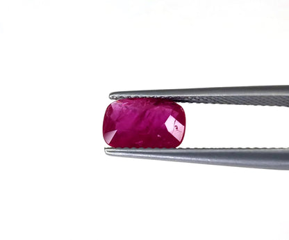 Natural Ruby Mozambique  Cushion  1.78 carat
