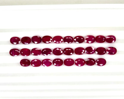 Natural Ruby Mozambique Oval 7x5 MM