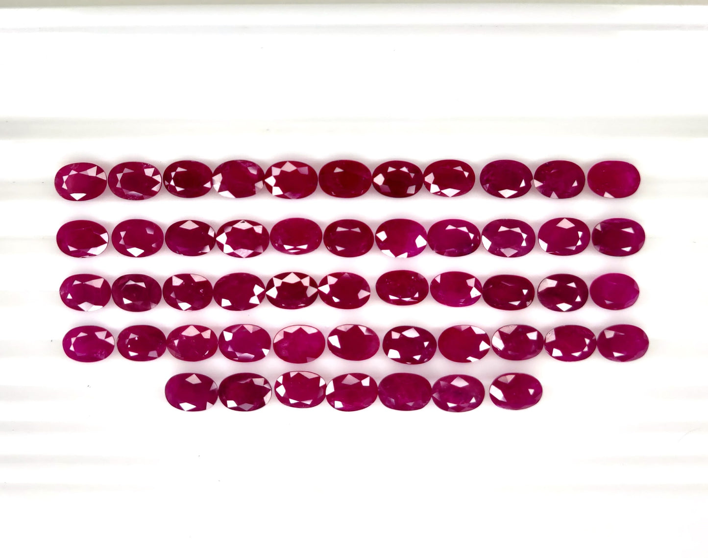Natural Ruby Mozambique Oval 7x5 MM