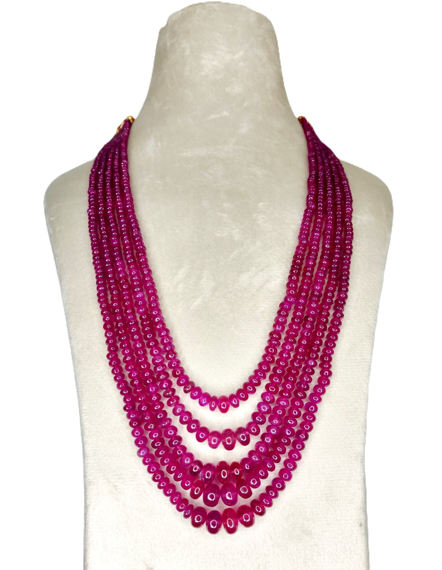 Natural Ruby Bangkok Round Beads 630.30 Carat