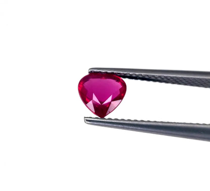 Natural Ruby Mozambique Heart 1.26 carat
