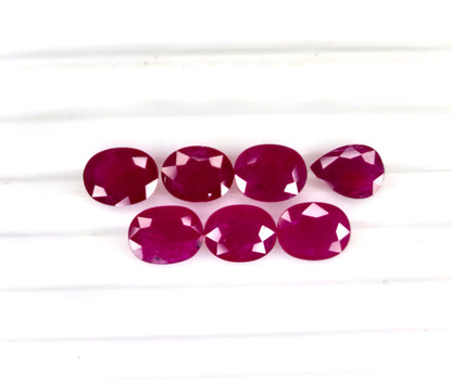 Natural Ruby Mozambique Oval / Pear 9x7 MM