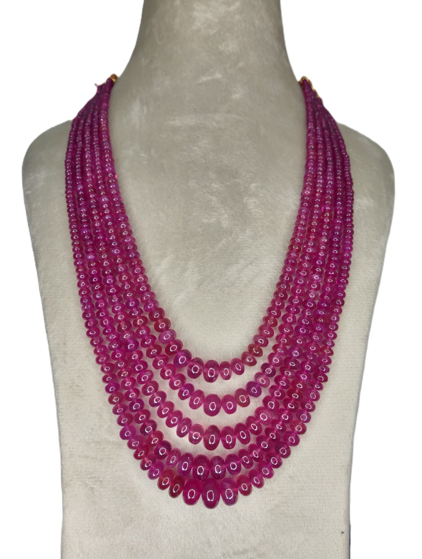 Natural Ruby Bangkok Round Beads 710.68 Carat