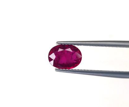 Natural Ruby Mozambique Oval 9x7 MM
