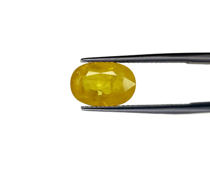 Natural Yellow Sapphire Nigeria Oval  5.97 carat
