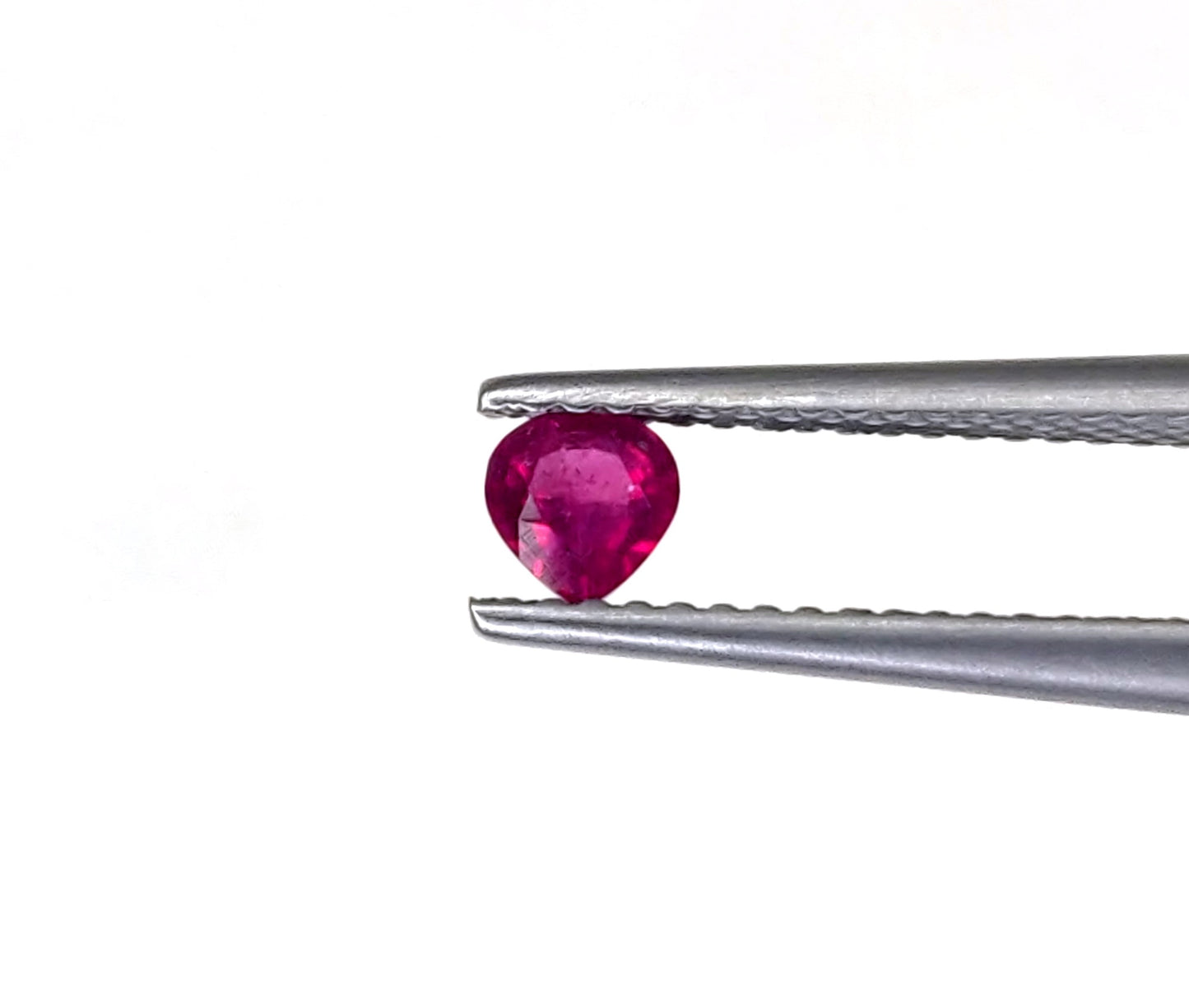 Natural Ruby Bangkok Heart 4 MM