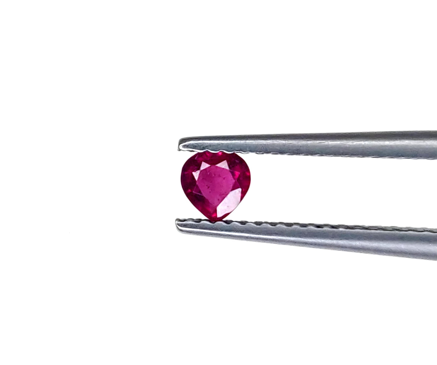 Natural Ruby Bangkok Heart 4 MM