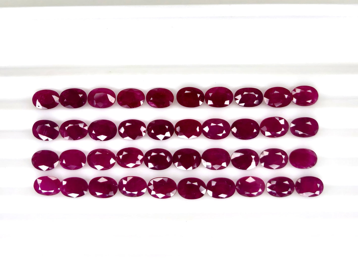 Natural Ruby Mozambique Oval 7x5 MM