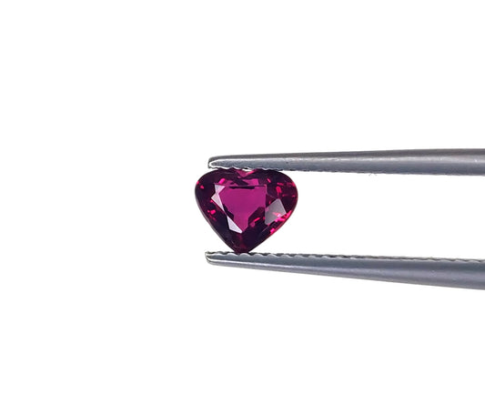 Natural Ruby Mozambique Heart 1.10 carat