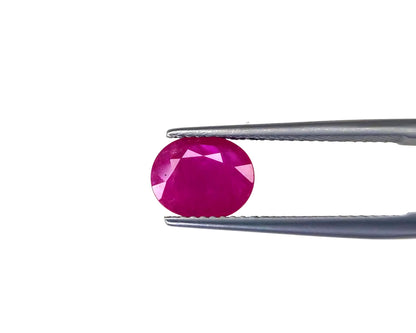 Natural Ruby Mozambique Oval 9x7 MM