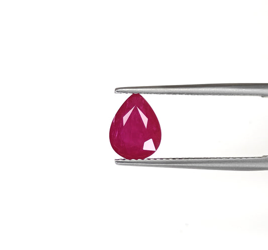 Natural Ruby Mozambique Pear 2.01 carat