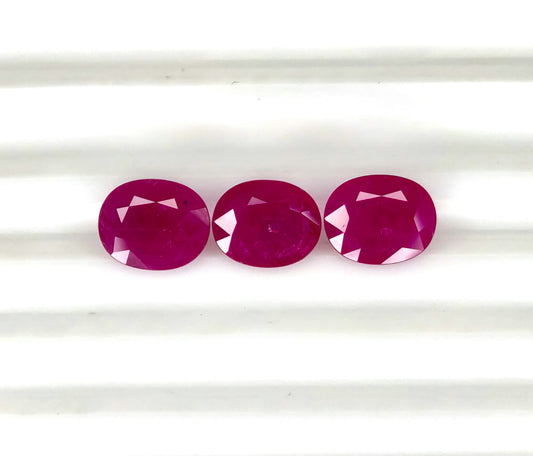Natural Ruby Mozambique Oval 10x8 MM