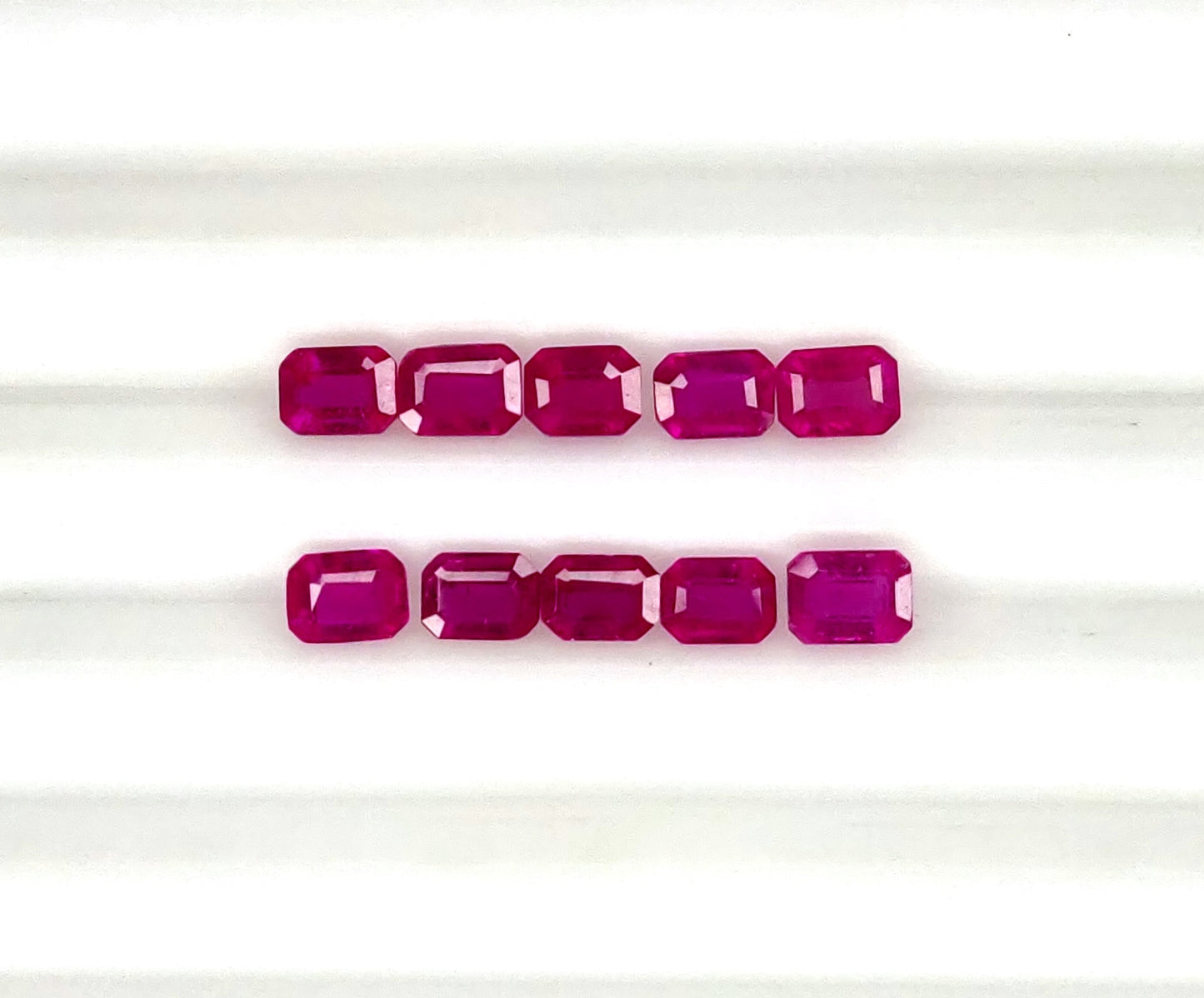 Natural Ruby Bangkok Octagon 4x3 MM