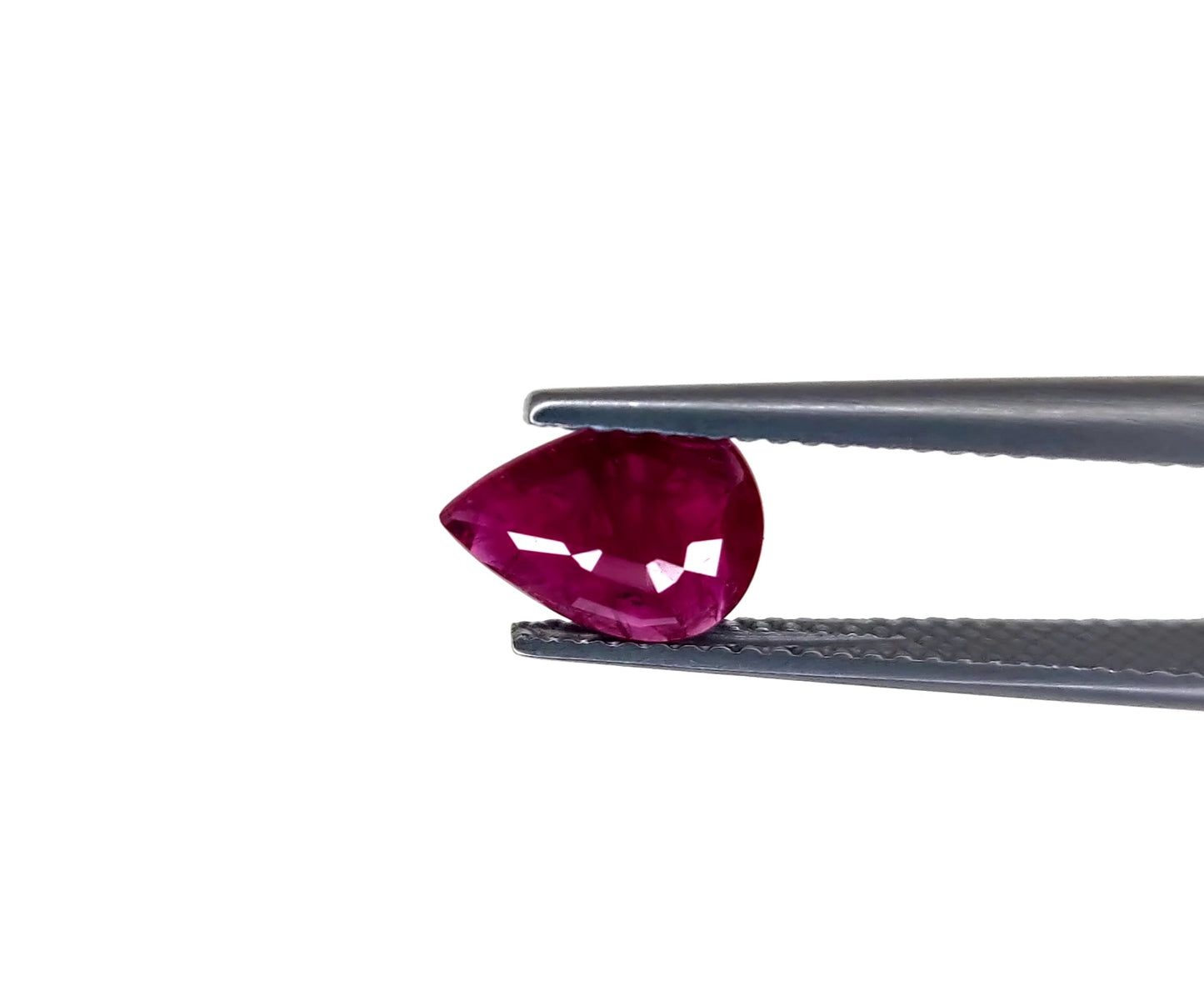 Natural Ruby Mozambique Pear 9x7 MM