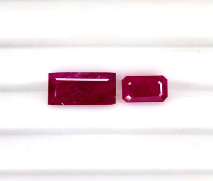Natural Ruby Mozambique Octagon 3.50 carat