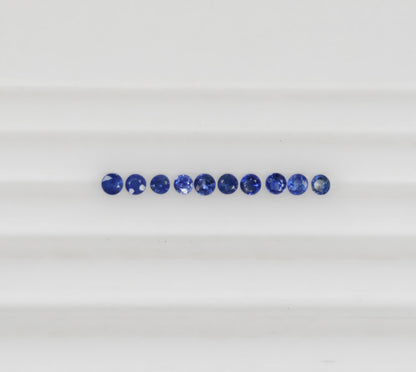 Natural Blue Sapphire Madagascar Round 1.5 MM