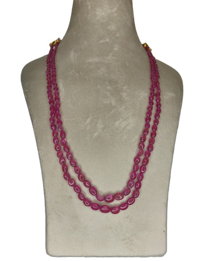 Natural Ruby Bangkok Oval Beads 189.81 Carat