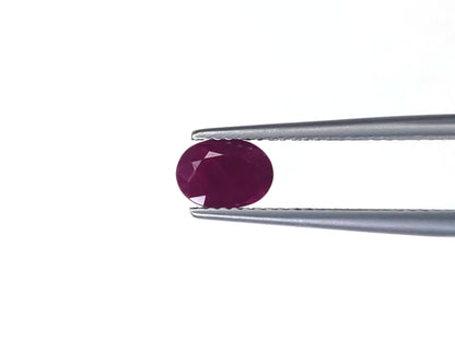 Natural Ruby Longido Oval 7x5 MM