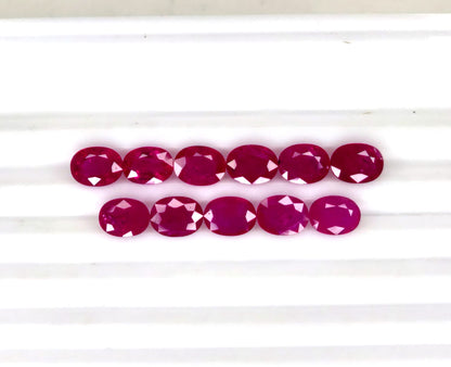 Natural Ruby Mozambique Oval 8x6 MM