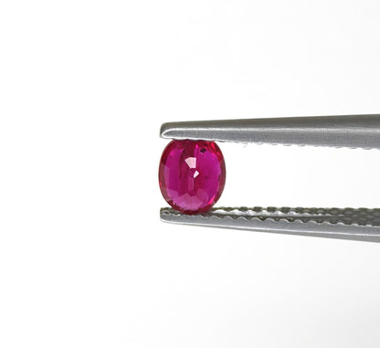 Natural Ruby Mozambique Oval 0.5 carat