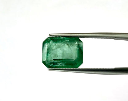Natural Emerald Zambia Octagon 6.44 carat